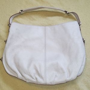 Liz Claiborne cream colored leather purse like new